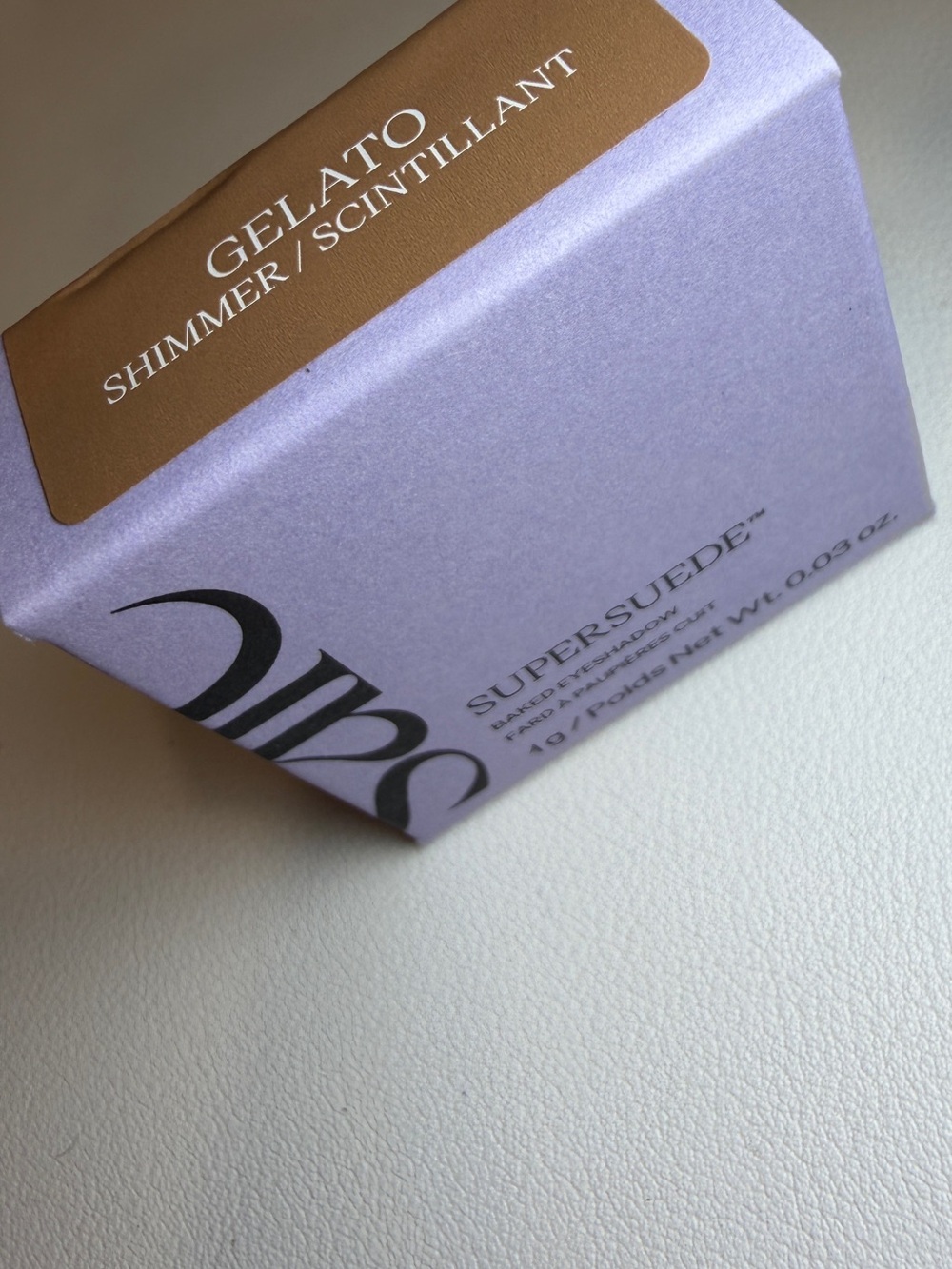 Saie SUPERSUEDE Baked Eyeshadow Gelato shimmer scintillant 1g/0.03 oz